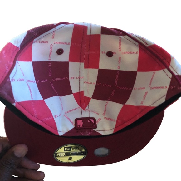 At Louis Cardinals Unique Baseball Hat Size 8 - Picture 4 of 7